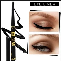 ADS Perfect Eyeliner Waterproof Free Liner 12pcs Black 2.5 g (Black)-thumb1