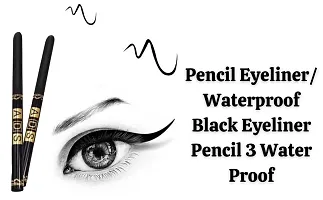 ADS Perfect Eyeliner Waterproof Free Liner 12pcs Black 2.5 g (Black)-thumb2