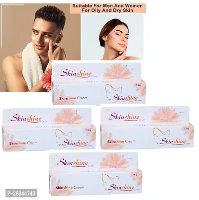 Skinshine Cream For Anti Aging Spots Smooth  Soft 15g Pack of - 4