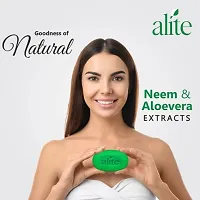 Alite Active Neem And Aloevera Soap For Acne Free Skin 75g Pack Of 5-thumb1