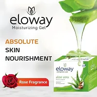 Eloway Aloe Vera Moisturising Beauty Gel For Acne, Pimple Free And Glowing Skin 100ml Pack of - 4-thumb1