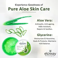 Eloway Aloe Vera Moisturising Beauty Gel For Acne, Pimple Free And Glowing Skin 100ml Pack of - 4-thumb3