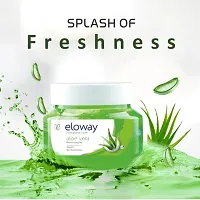 Eloway Aloe Vera Moisturising Beauty Gel For Acne, Pimple Free And Glowing Skin 100ml Pack of - 4-thumb4