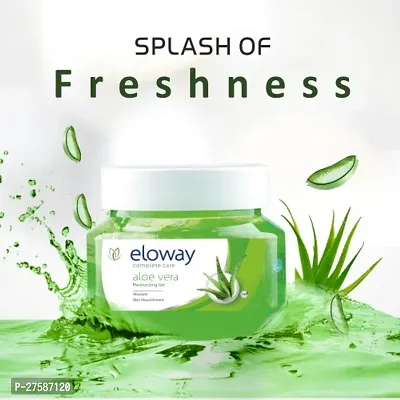 Eloway Aloe Vera Moisturising Beauty Gel For Acne, Pimple Free And Glowing Skin 100ml Pack of - 4-thumb5