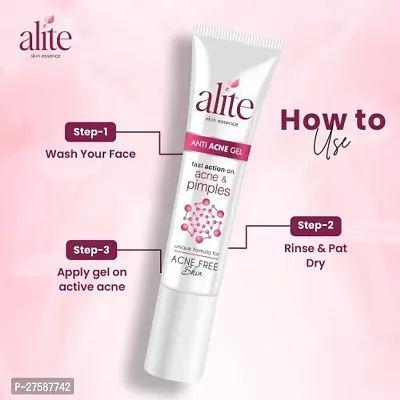 Alite Anti-Acne Gel For Acne And Pimples Free, Clear And Brighter Skin 15g Pack of - 4-thumb2