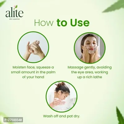 Alite Active Neem And Aloe Vera Face Wash For Acne And Pimples Free Skin 70g Pack of - 6-thumb3