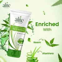 Alite Active Neem And Aloe Vera Face Wash For Acne And Pimples Free Skin 70g Pack of - 6-thumb3