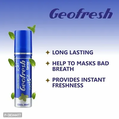 Geofresh Cool Mint Mouth Freshener Spray - 15g, Pack of 2-thumb2