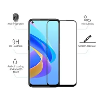 SM Styles 11D Tempered Glass Screen Protector Compatible for Oppo A76 (Transparent) Full Screen Coverage (Pack of 1)-thumb1