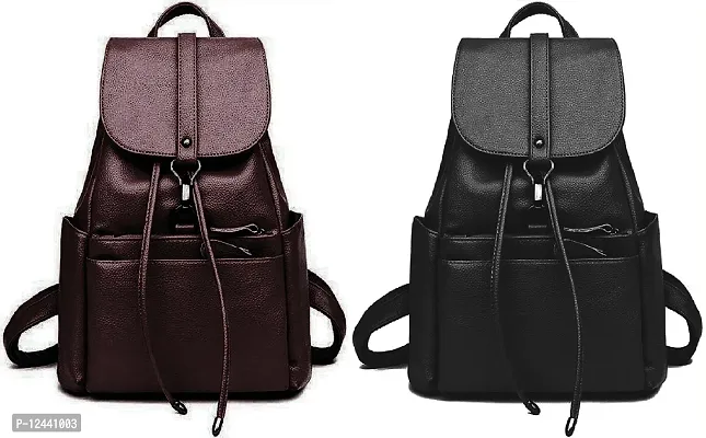 Latest New Trend Backpack  Student Backpack School Bag Travel Bag Collage Bag  {pack of 2}