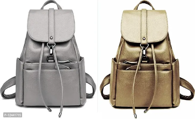 Latest New Trend Backpack  Student Backpack School Bag Travel Bag Collage Bag  {pack of 2}