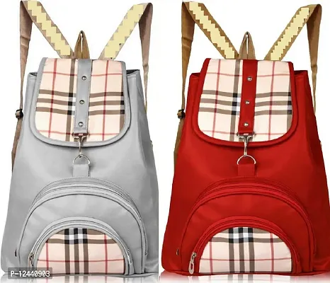Latest New Trend Backpack  Student Backpack School Bag Travel Bag Collage Bag{pack of 2}