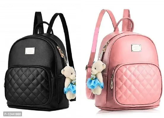 Latest New Trend Backpack  Student Backpack School Bag Travel Bag Collage Bag  {pack of 2}-thumb0