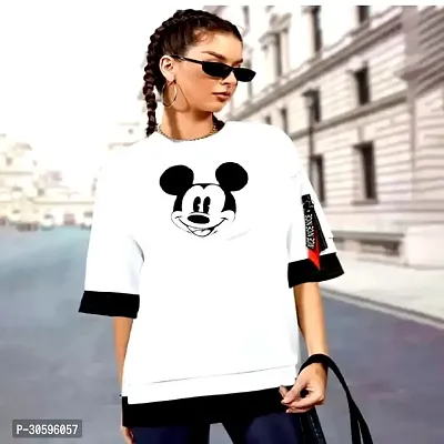 Trendy Designer Women And Girls Cotton Blend  Tshirts