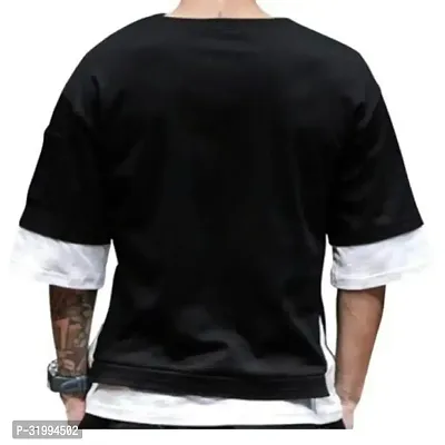 Party Wear Men Cotton Blend Regular Tshirts-thumb3