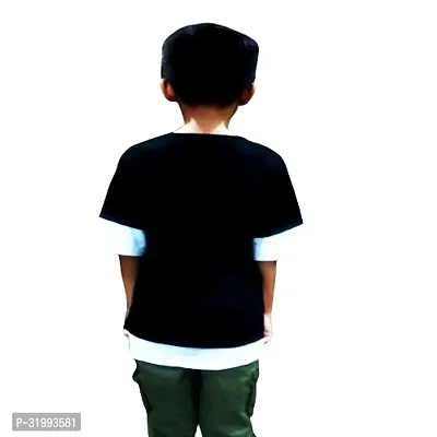 Stylish Cotton Blend T-shirt For Boy-thumb2