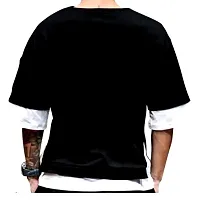 New Trendy Stylish Comfortable Cotton Blend Round Neck Mens Regular Fit Printed Tshirt-thumb1