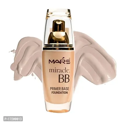 Mars Miracle BB Anti Ageing Expeert Hitening Light Permeable Primer Base Foundation-F04 (Nude Beige, 60ml)