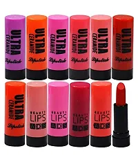 Adbeni Ultra Ceramide Matte Lipstick Multicolor Combo Of 12 2.5 gm With Kajal?-thumb4