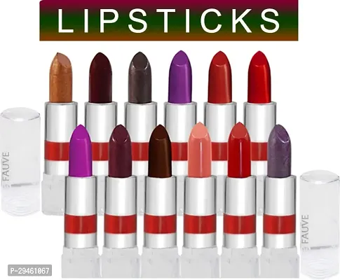 Lipstick Pack Of 12 (Multicolor, 4.5 G)