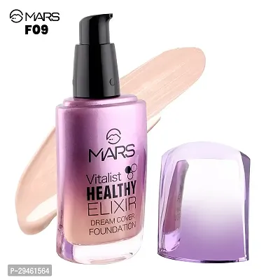 Mars Vitalist Healthy Elixir Dream Cover (F09-102) Foundation (Beige 102, 60 Ml)-thumb0