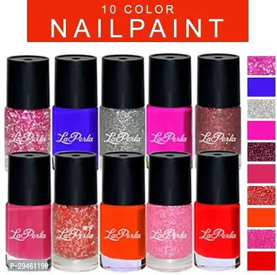 Nail Paint Pack Of 10 Multicolor ()