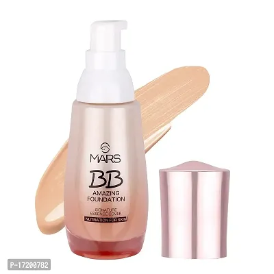 MARS BB Amazing Signature Essence Cover Nutration For Skin Lotion Foundation Medium-F08, 60 ml Matte Finish