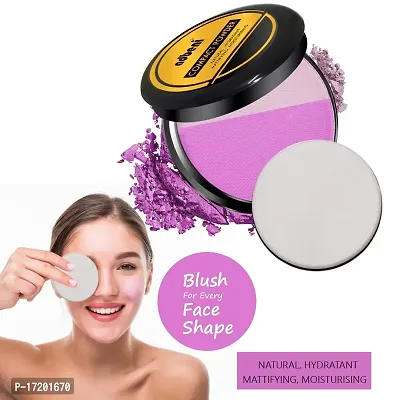 Adbeni Compressed Powder and Blusher, Matte, Orchid-Twilight (BLSHR01)-thumb4