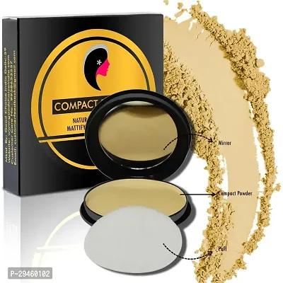 Ads Oil Control Compact Pressed Powder, Biege (Cp02) Compact (Biege, 25 G)-thumb0