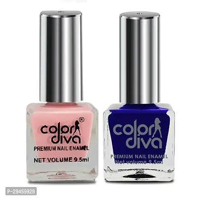 Trend Nail Polish | Long Lasting, Non Toxic, Quick-Drying, High Shine Love Ocean (Pack Of 2)-thumb0