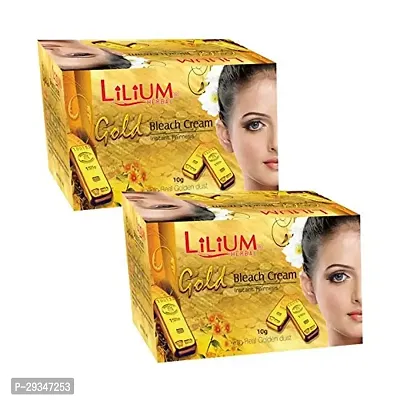 Lilium Gold Istant Fairness Bleach Cream 10G Pack Of 2