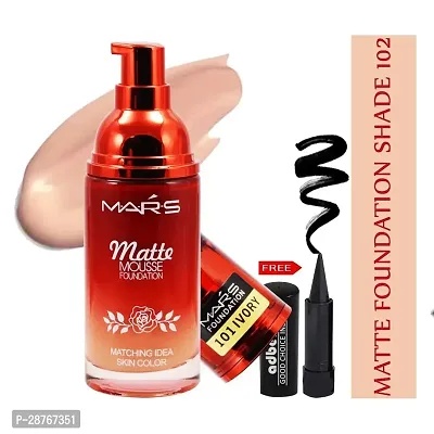 Matte Mousse Foundation Skin Whitening Cream With Kajal 60 ml-thumb0