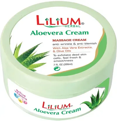 Lilium Aloevera Massage Cream For Delightful and Glowing Skin 100ml