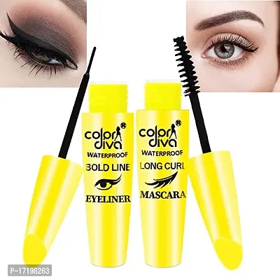 Adbeni Waterproff Length Fiber Extension Eyeliner  Mascara, 10ml Each (CDYLW)-thumb2