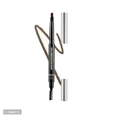 Mars Micro Precision Brow Pencil With Spoolie, Retractable And Easy Glide, Long Lasting (Brown)