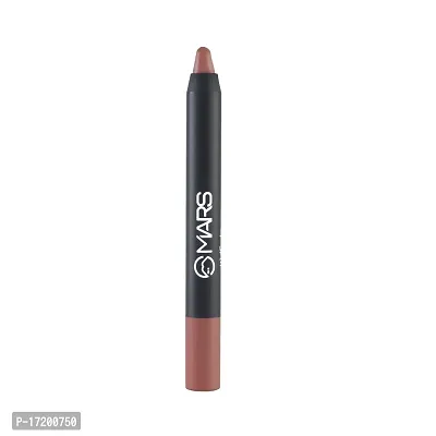 MARS Long Lasting Crayon Lipstick up to 12 Hours Stay | Matte Finish | Waterproof | Won't Smudge Won't Budge Lip Crayon (3.5 gm) 13-Brave-thumb2