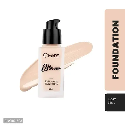 Mars Blossom Soft Matte High Definition (F15-02) Foundation (Ivory 02, 35 Ml)