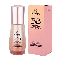 MARS BB Amazing Signature Essence Cover Nutration For Skin Lotion Foundation Medium-F08, 60 ml Matte Finish-thumb2