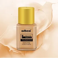 Adbeni Liquid Make- Up Foundation Flawless Semi-Matte, Beige, Shade-101, 30ml-thumb3