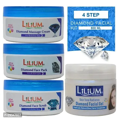 Lilium Herbal Diamond Facial Kit 800G Gen 43 Gc 1002