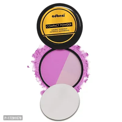 Adbeni Compressed Powder and Blusher, Matte, Orchid-Twilight (BLSHR01)-thumb2