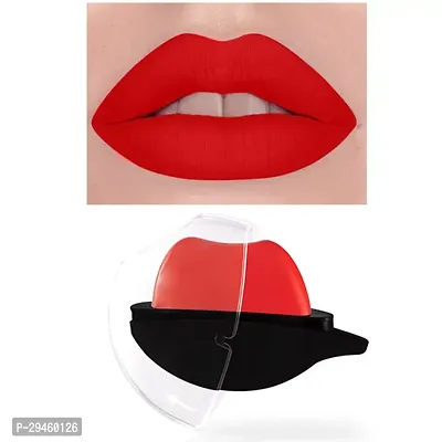 Lip Shape Apple Design,Waterproof,Long Lasting, Non Sticky-Moisturizing Lipstick (Rose Gold-A01727, 10 G)