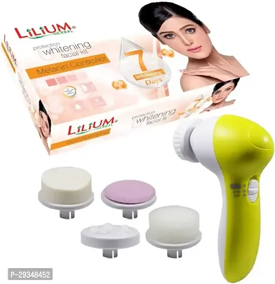 Lilium Herbal Protection Whitening Facial Kit 180G With Face Massager 180 G-thumb0