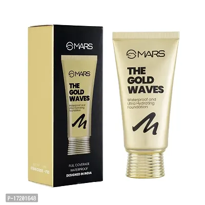 Mars The Gold Waves Waterproof and Ultra Hydrating Foundation Nude Beige-F10 (70ml)-thumb3