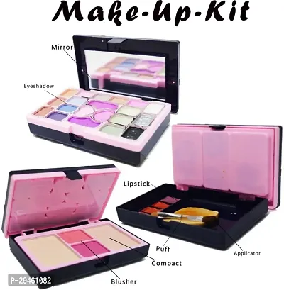 Makeup Palette Including 20 Color Eyeshadow, 2 Color Compact 2 Color Blusher, 4 Color Cream Lipstick, 1 Puff, 2 Applicator, And 1 Mirror, Shade - Multi Color, 34G (9292) ()