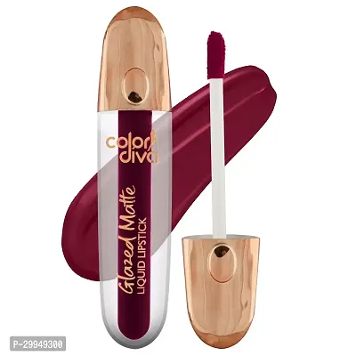 Color Diva Glazed Matte Liquid Lipstick (Wicked 107, 5.5 ml)-thumb0