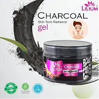 Lilium Activated Bamboo Charcoal Skin Tone Radiance Gel For Nourishes  Tighten The Skin, 250g-thumb4