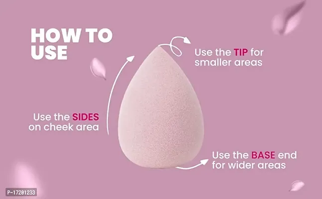 Adbeni Wonder Professional Makeup Sponge Beauty Blender For Blending Face Makeup, Pink Face Sponge Puff (1003)-thumb2