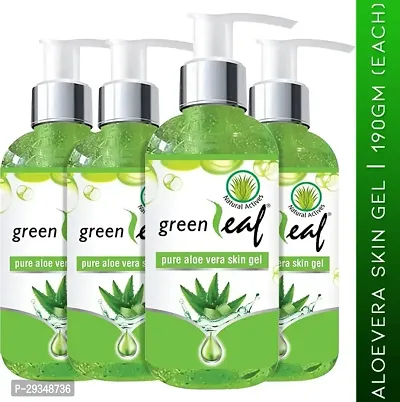 Greenleaf Pure Aloe Vera Skin Gel 190G Pack Of 4 760 G