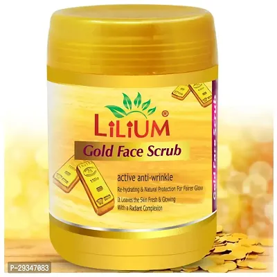Lilium Herbal Gold Face Scrub 900Ml-thumb0